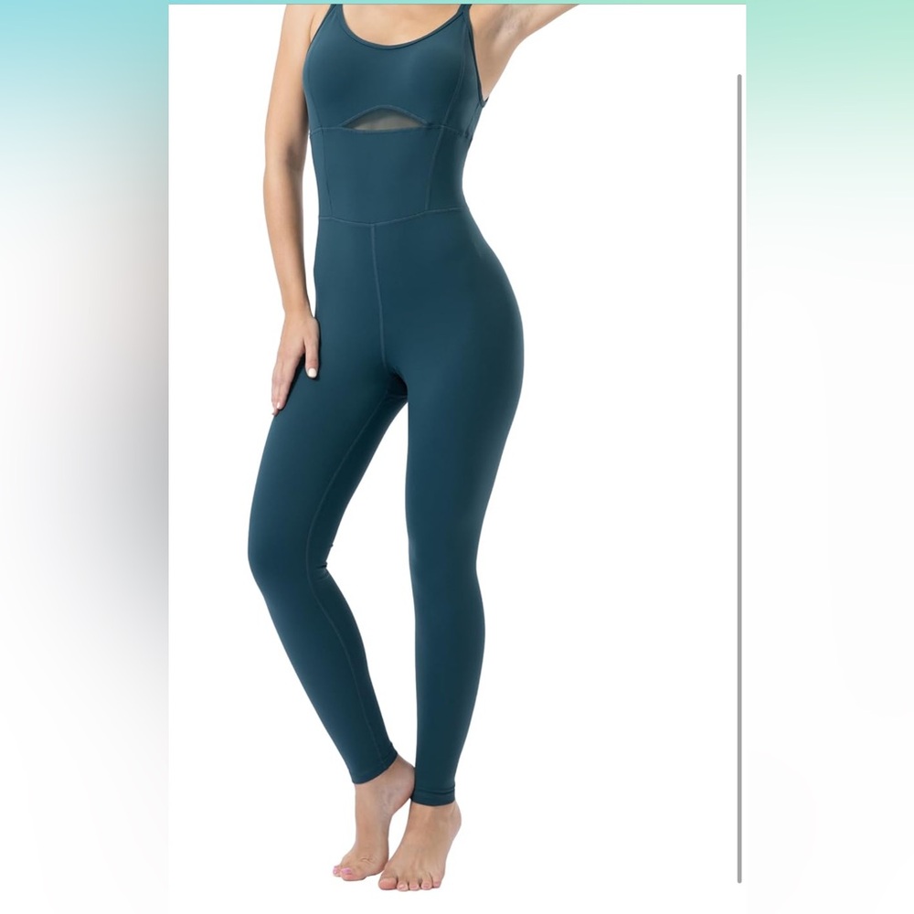 Women's Sleevesless Bodysuit Onsie, Backless Rompers Jumpsuits Workout Yoga